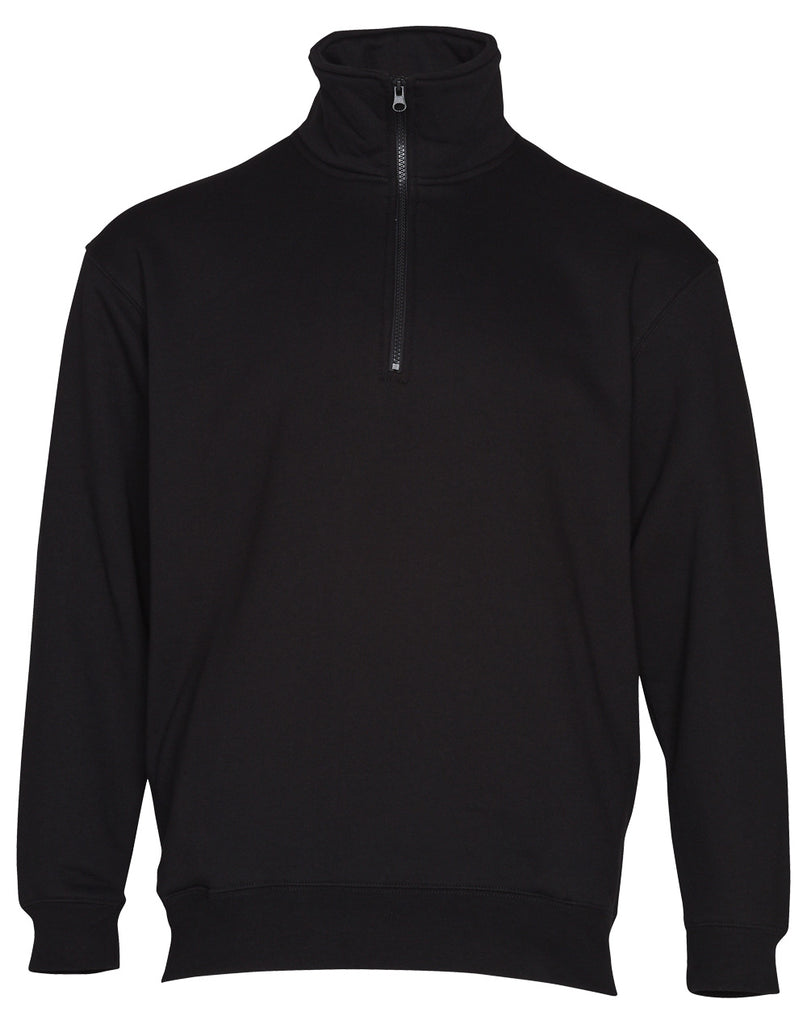 Winning Spirit 1/2 Zip Fleecy Sweat Top (FL02)