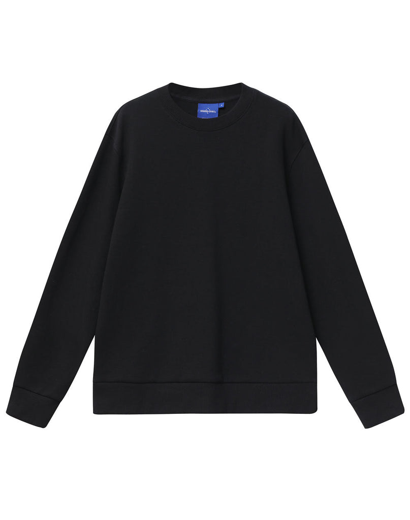 Winning Spirit Airlayered Cvc Crew Neck Sweater Unisex(FL05)