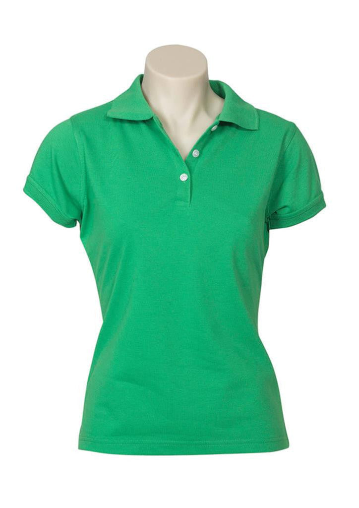 Biz Collection-Biz Collection Ladies Neon Polo-Green / 6-Uniform Wholesalers - 4