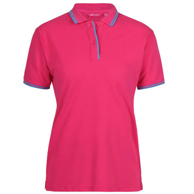 Jb's Ladies Contrast Polo 3rd ( 1 Color ) (2LCP)