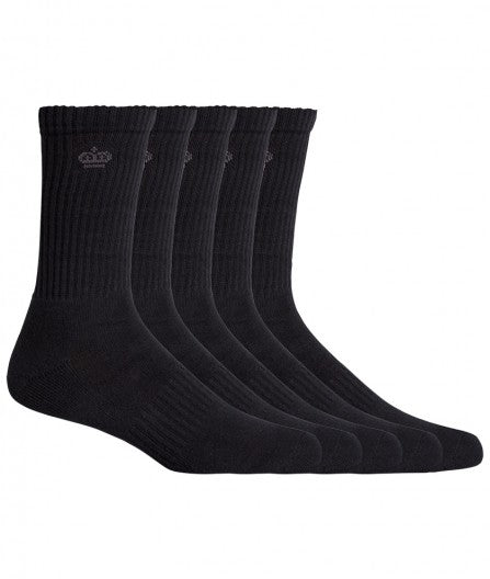 King Gee Men's Crew Cotton Work Sock - 5 Pack (K09035)