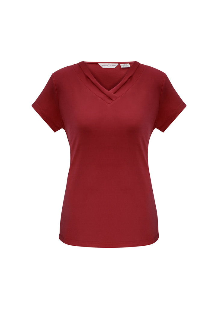 Biz Collection Womens Lana S/S Top-(K819LS)