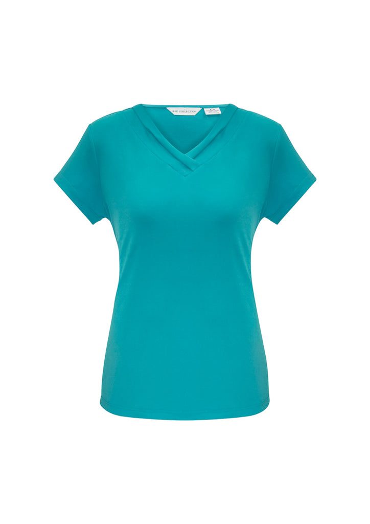Biz Collection Womens Lana S/S Top-(K819LS)