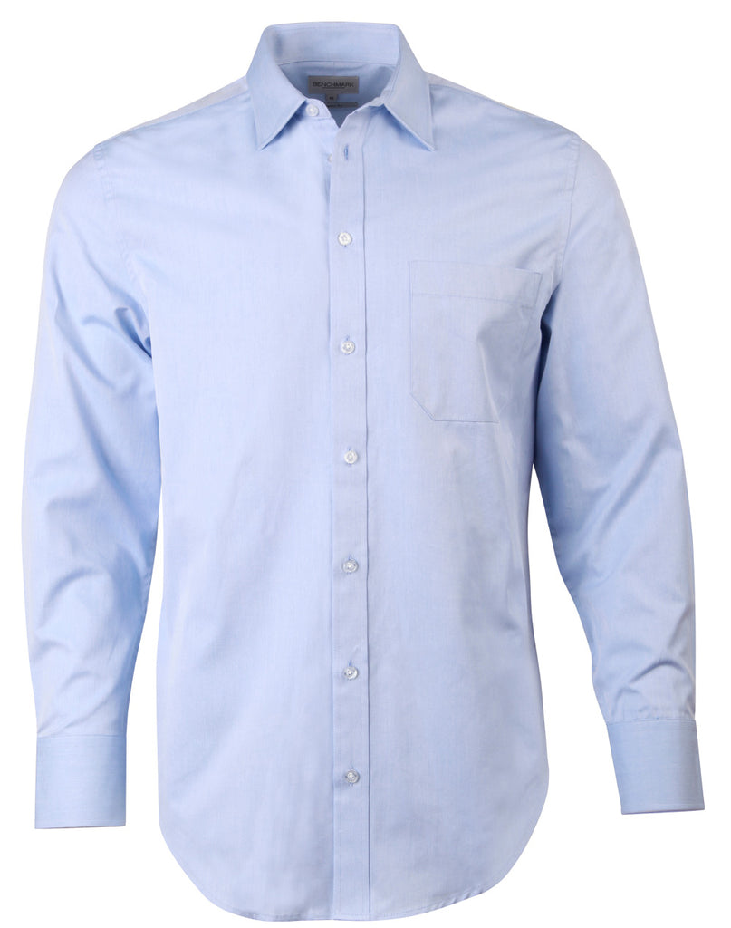 Winning Spirit Men's Pinpoint Oxford Long Sleeve Shirt (M7005L)