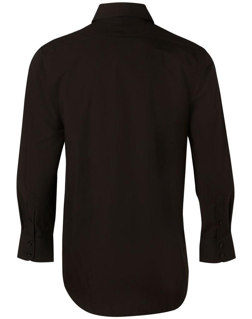 Winning Spirit Men's Cotton/Poly Stretch Long Sleeve Shirt (M7020L)