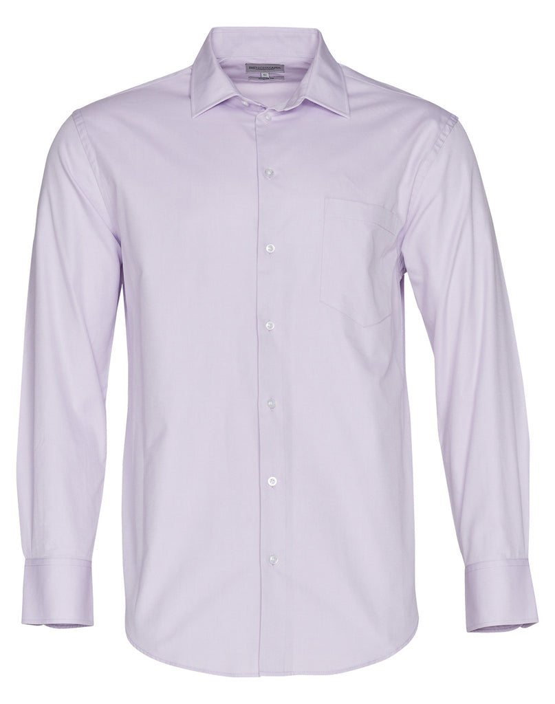 Winning Spirit Men's CVC Oxford Long Sleeve Shirt (M7040L)