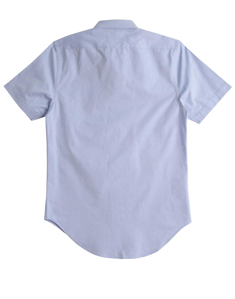 Winning Spirit Men's CVC Oxford Short Sleeve Shirt (M7040S)
