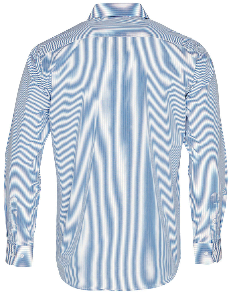 Winning Spirit Men's Balance Stripe Long Sleeve Shirt (M7232)