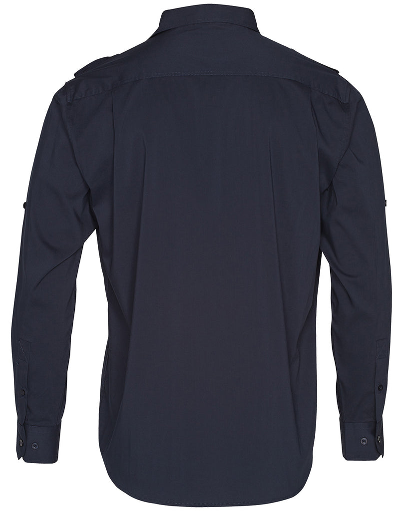 Winning Spirit Men's Long Sleeve Military Shirt (M7912)