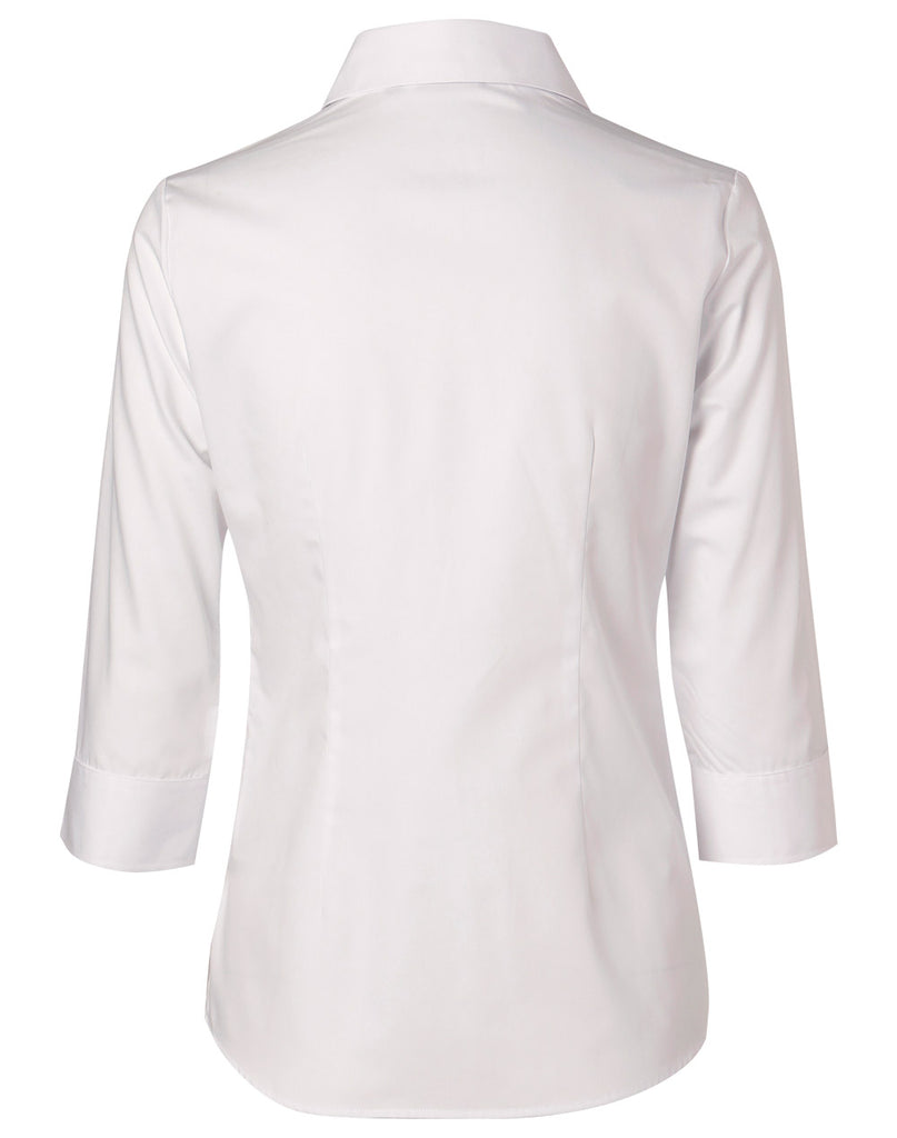 Winning Spirit Women's Cotton/Poly Stretch 3/4 Sleeve Shirt (M8020Q)