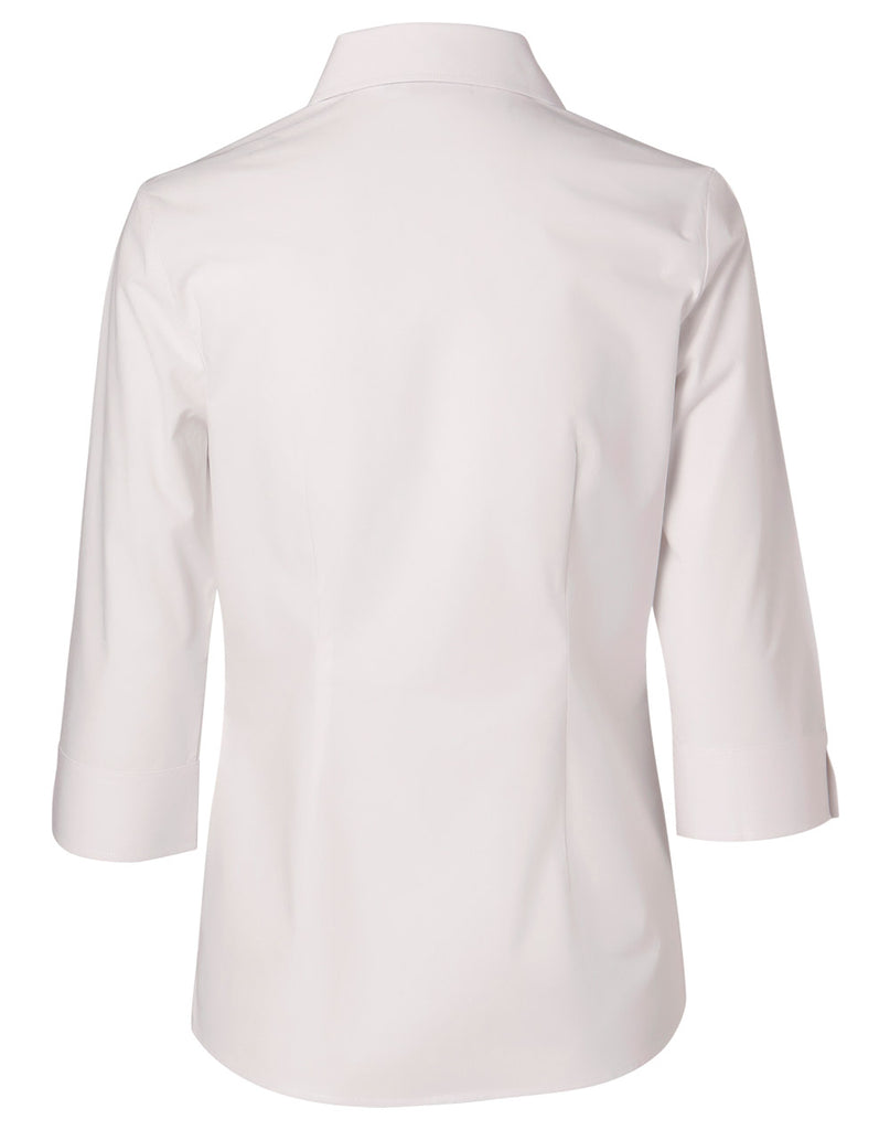 Winning Spirit Women's Fine Twill 3/4 Sleeve Shirt (M8030Q)