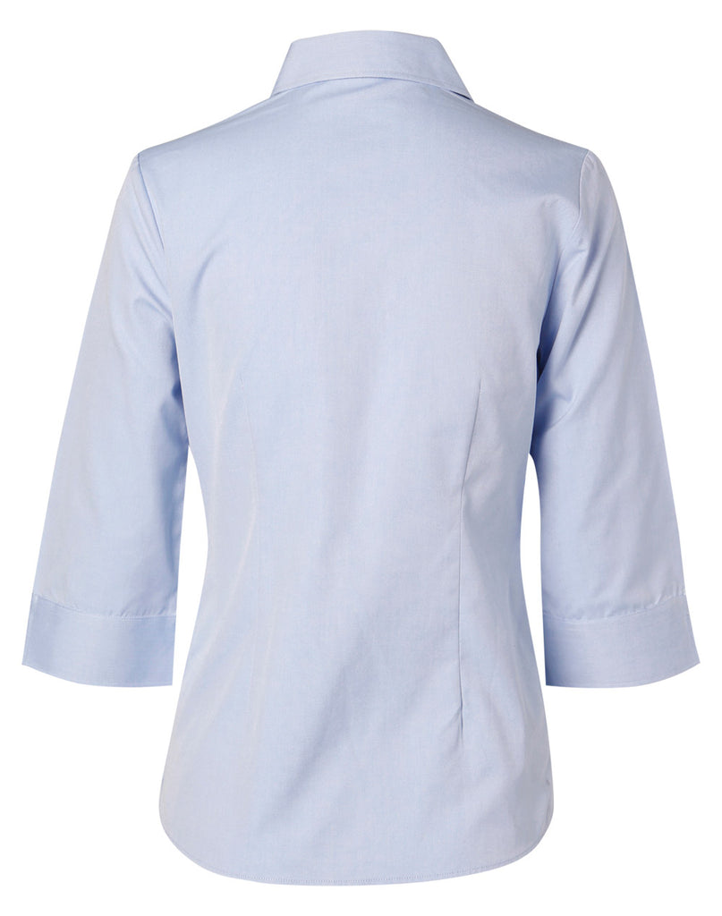 Winning Spirit Women's CVC Oxford 3/4 Sleeve Shirt (M8040Q)