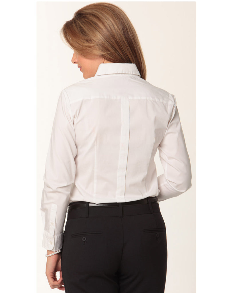 Winning Spirit Women's Stretch Tuck Front Long Sleeve Shirt (M8192)