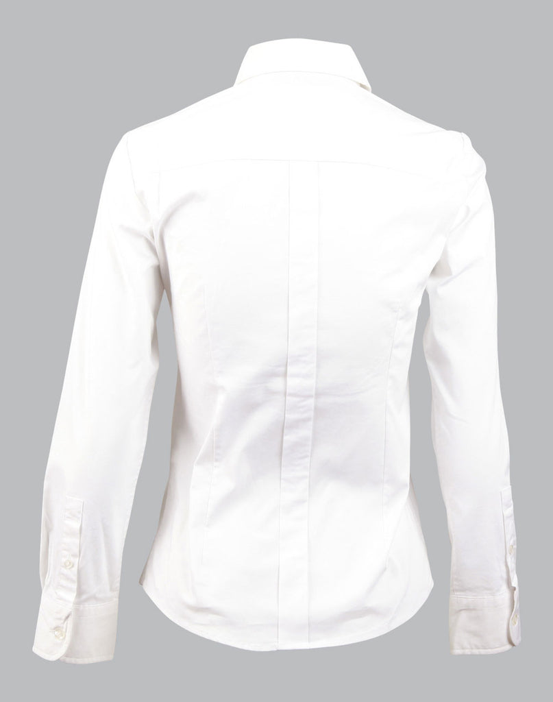 Winning Spirit Women's Stretch Tuck Front Long Sleeve Shirt (M8192)