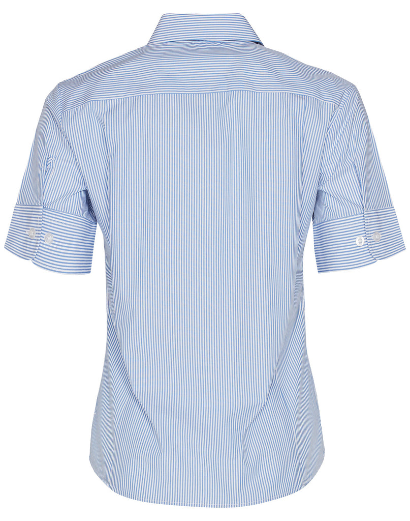 Winning Spirit Women's Balance Stripe Short Sleeve Shirt (M8234)