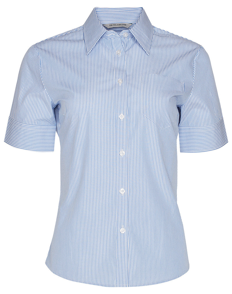 Winning Spirit Women's Balance Stripe Short Sleeve Shirt (M8234)