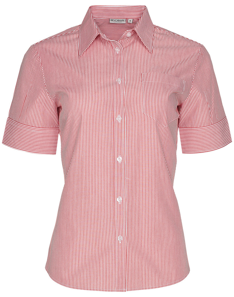 Winning Spirit Women's Balance Stripe Short Sleeve Shirt (M8234)