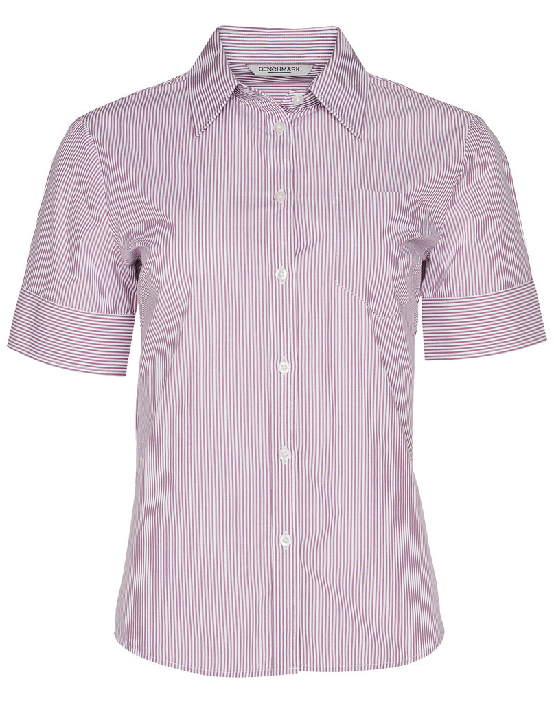 Winning Spirit Women's Balance Stripe Short Sleeve Shirt (M8234)