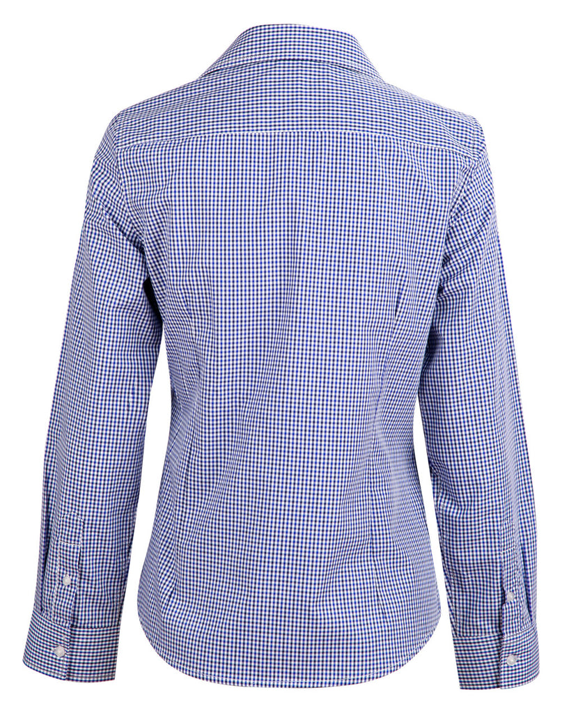 Winning Spirit Ladies’ Multi-tone Check Long Sleeve Shirt (M8320L)