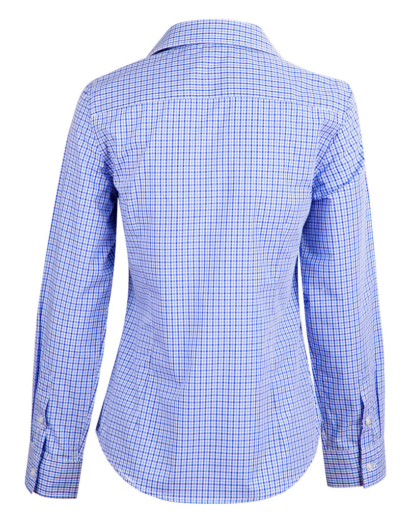 Winning Spirit Ladies’ Multi-tone Check Long Sleeve Shirt (M8320L)