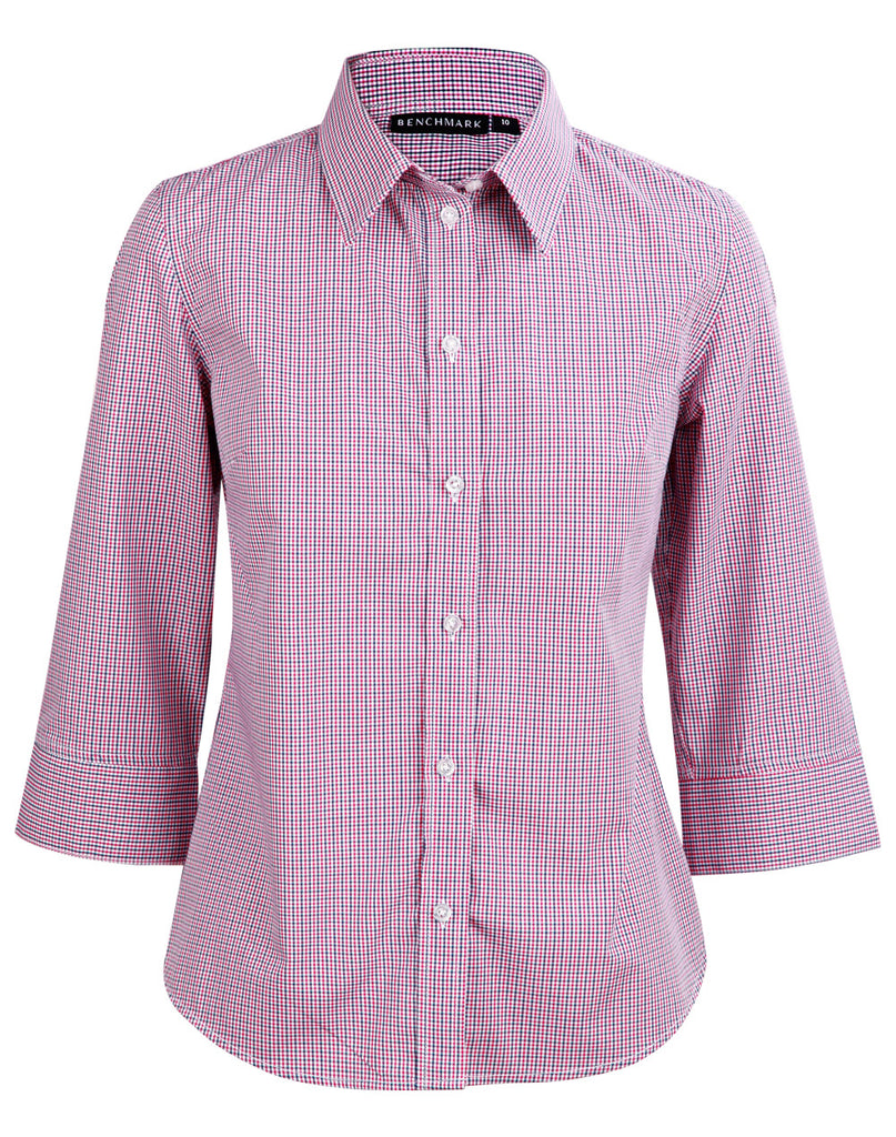 Winning Spirit Ladies Two Tone Mini Gingham 3/4 (M8340Q)