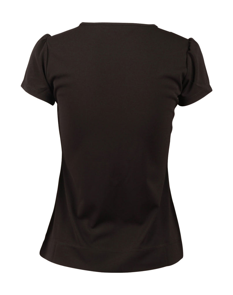 Winning Spirit Women's Ruffle Front Blouse (M8820)