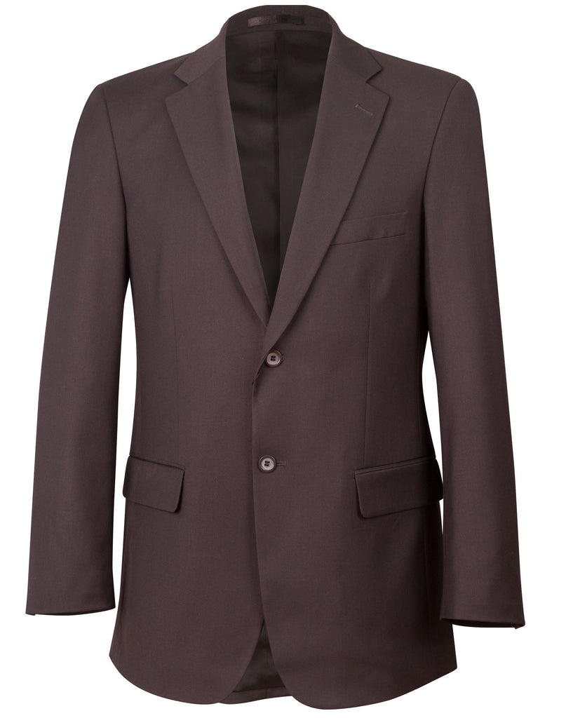 Winning Spirit Men's Wool Blend Stretch Two Buttons Jacket (M9100)