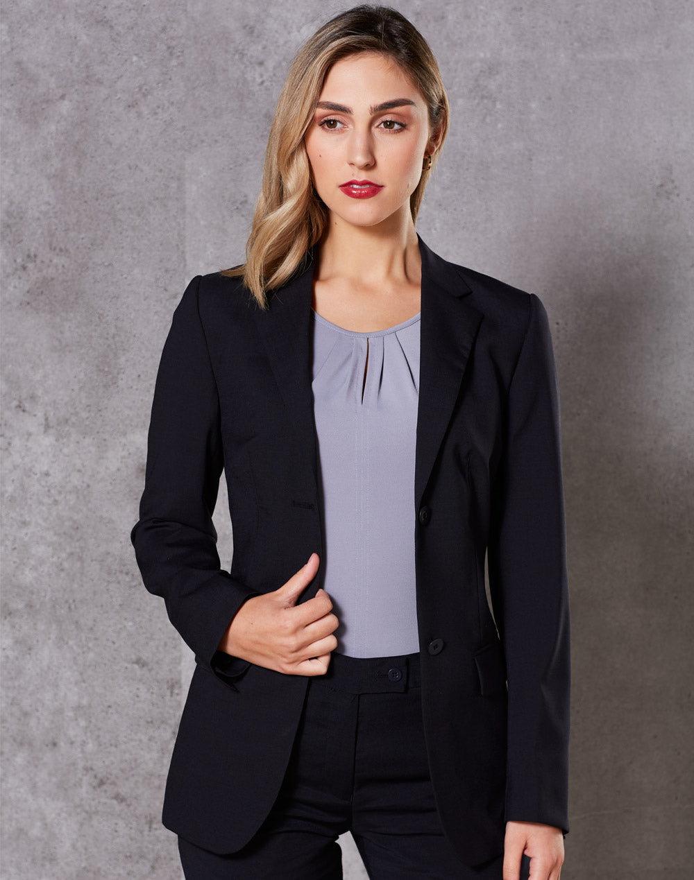 Winning Spirit Women s Wool Blend Stretch Mid Length Jacket M9200
