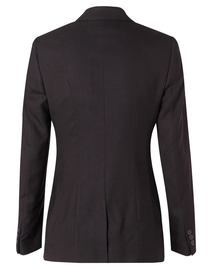 Winning Spirit Women's Poly/Viscose Stretch Two Buttons Mid Length Jacket (M9206)