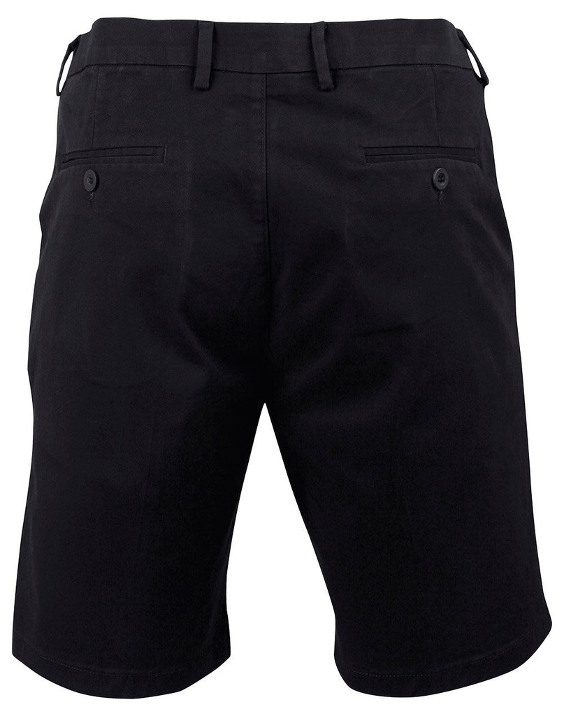 Winning Spirit Mens Stretch Slimfit Boston Chino Shorts (M9381)