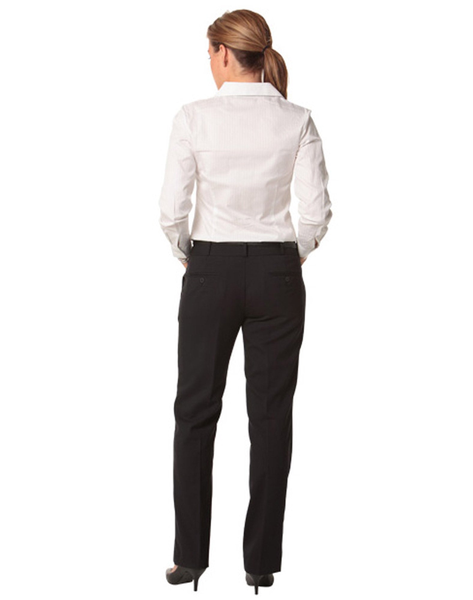 Winning Spirit Women's Poly/Viscose Stretch Flexi Waist Utility Pants- –  Uniform Wholesalers