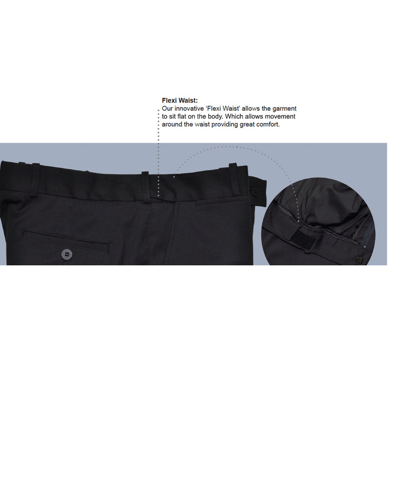Winning Spirit Women's Wool Blend Stretch Slim Leg Flexi Waist Pants (M9400)