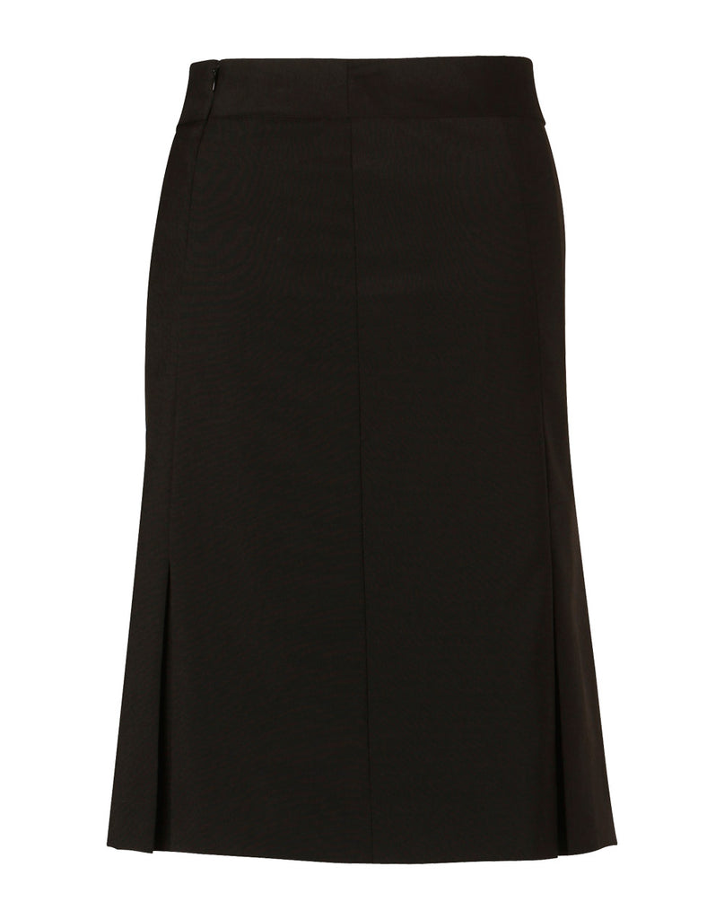 Winning Spirit Women's Pleated Skirt in Wool Stretch (M9473)