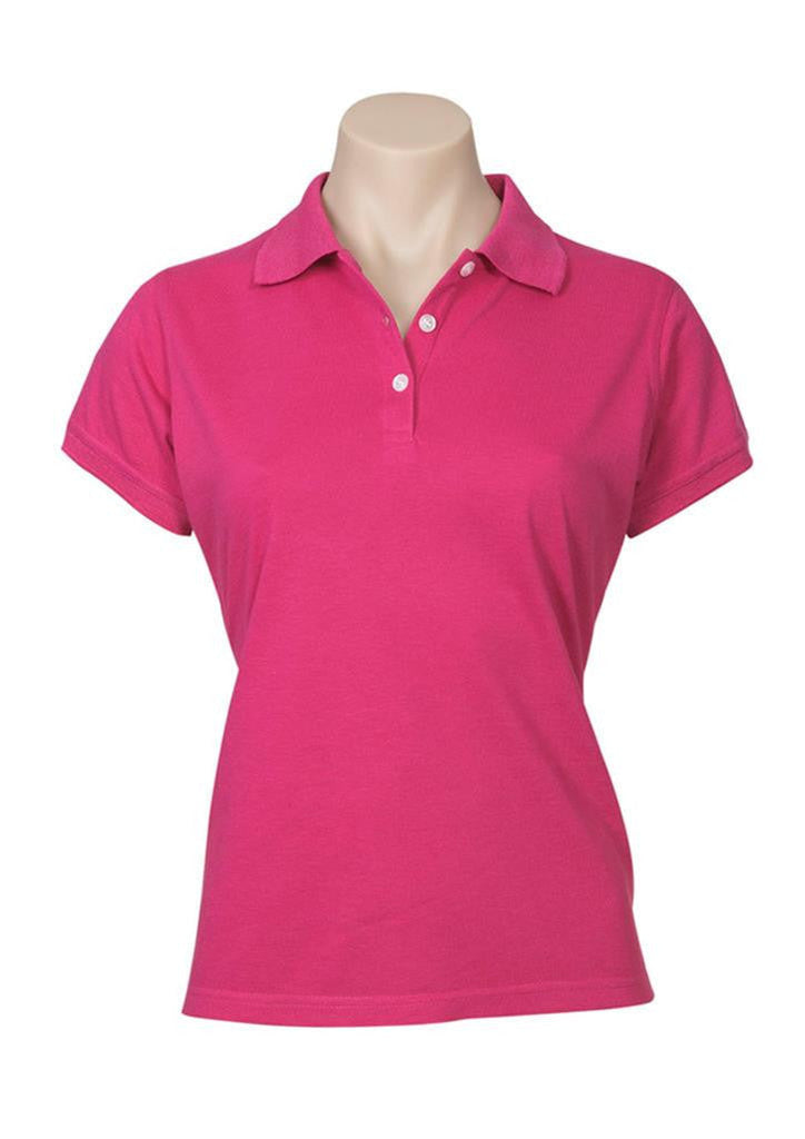 Biz Collection-Biz Collection Ladies Neon Polo-Magenta / 6-Uniform Wholesalers - 5