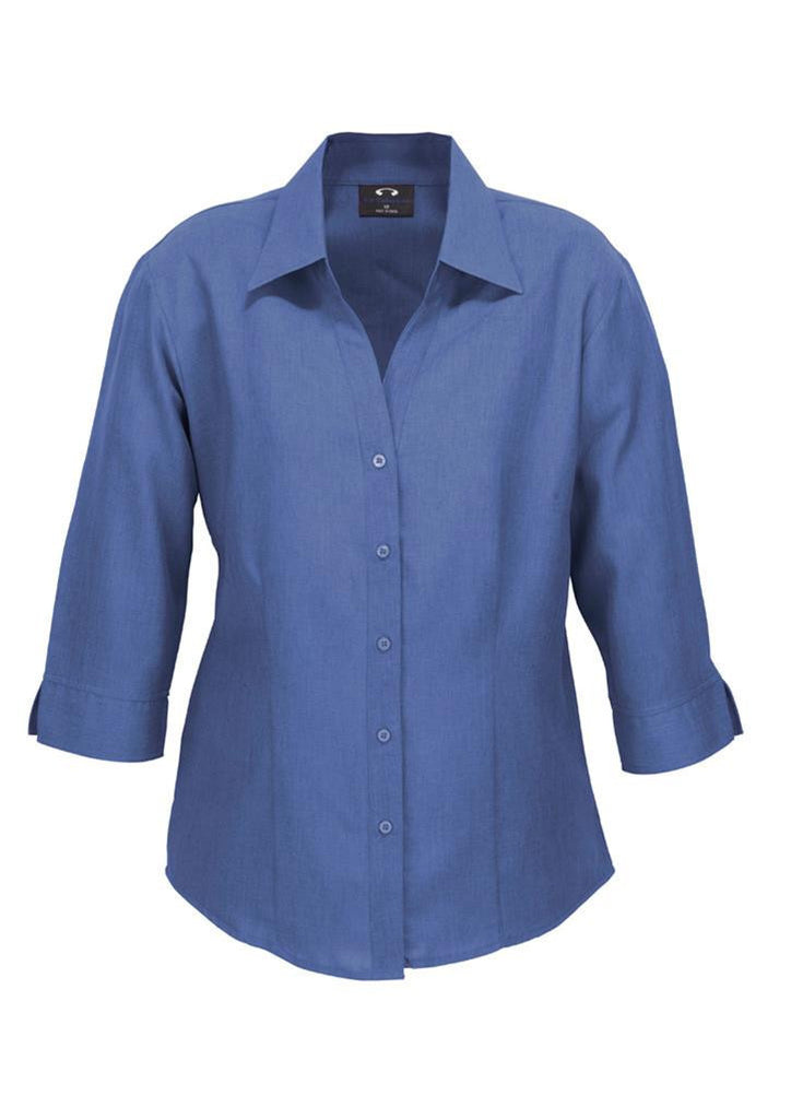 Biz Collection Ladies Plain Oasis Shirt-3/4 Sleeve (LB3600)