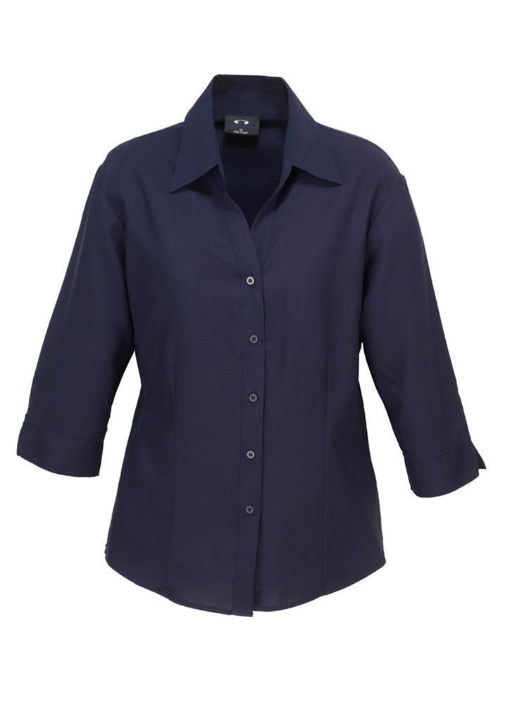 Biz Collection Ladies Plain Oasis Shirt-3/4 Sleeve (LB3600)