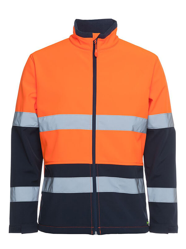 Jb's  Hi Vis D+N Water Resistant Softshell Jacket (6DWJ)