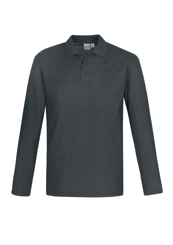 Biz Collection Crew Mens L/S Polo (P400ML)