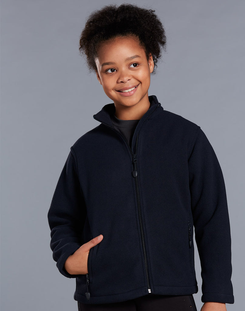 Winning Spirit Frost Kids Bonded Polar Fleece Full Zip Fitted (PF07K)