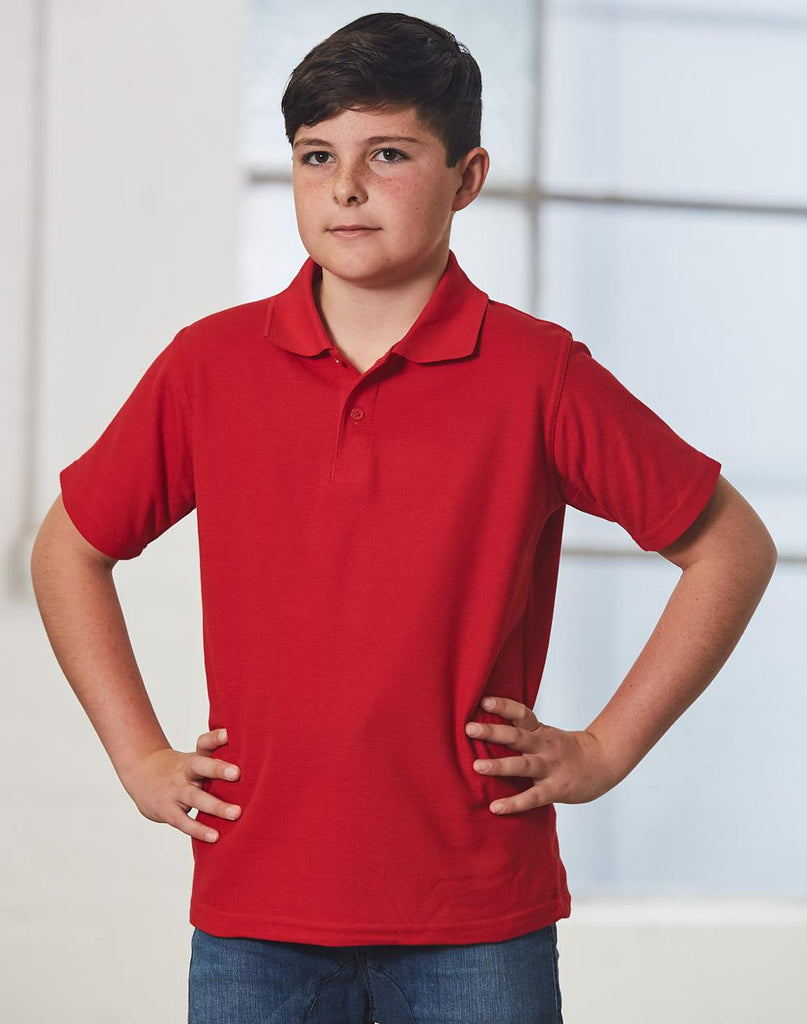 Winning Spirit Kids Traditional Pique Knit Polo (PS11K)