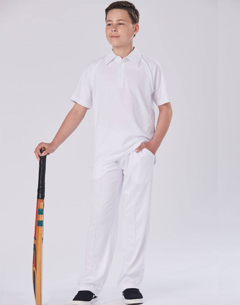 Winning Spirit Kids Short Sleeve Cricket Polo (PS29K)