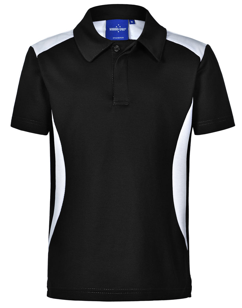 Winning Spirit Winner Truedry Kids Contrast Polo (PS31K)