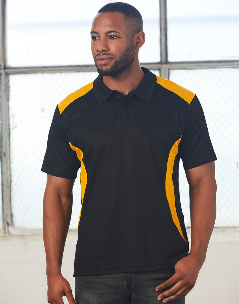 Winning Spirit Men's TrueDry® Contrast Short Sleeve Polo 2nd (4 colour) (PS31)