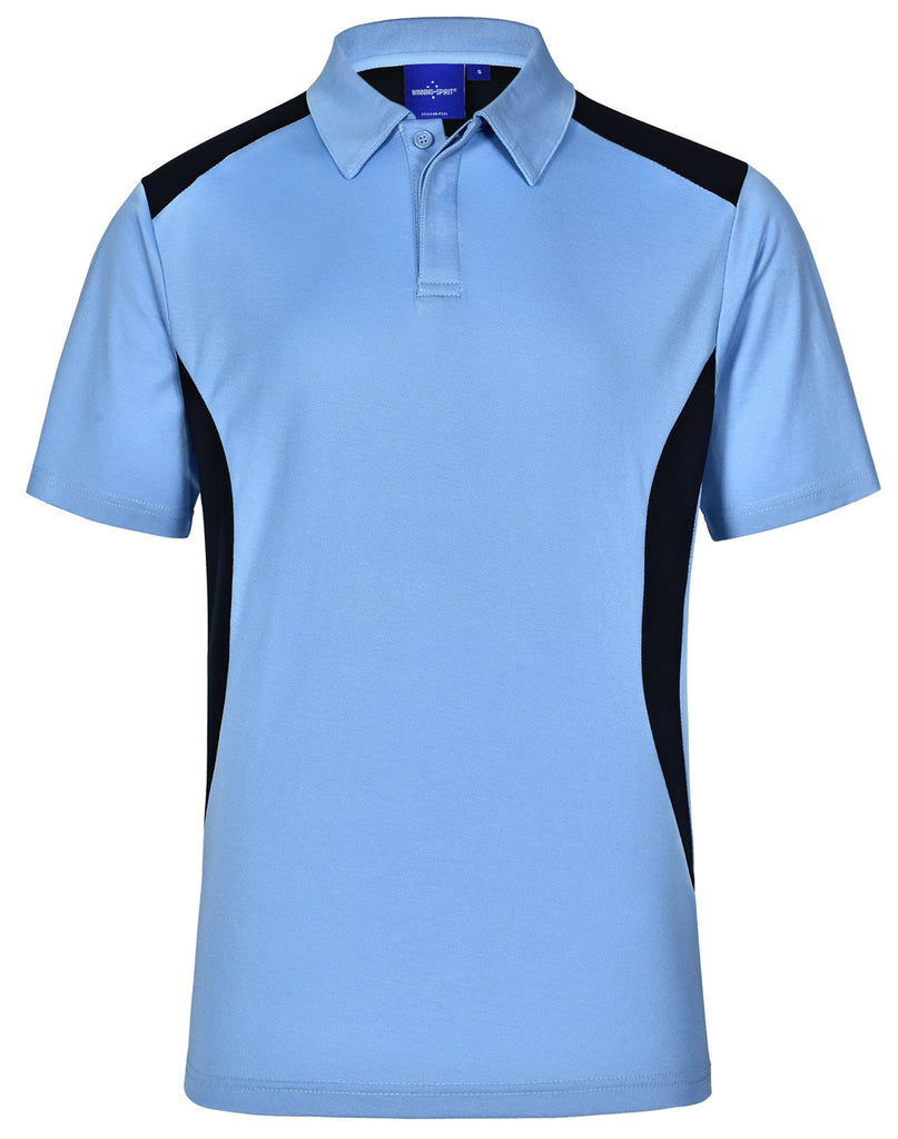 Winning Spirit Men's TrueDry® Contrast Short Sleeve Polo 2nd (4 colour) (PS31)