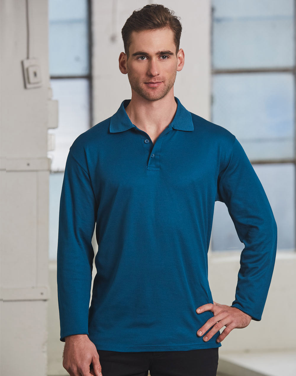 Winning spirit long sleeve polo Clearance