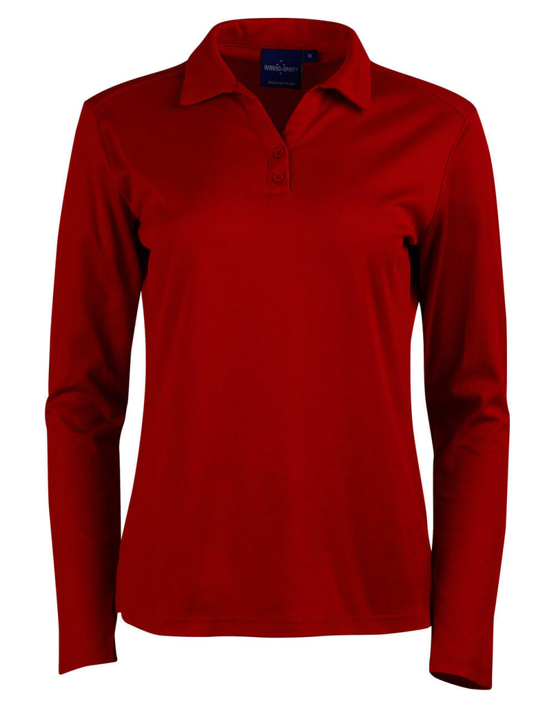 Winning Spirit  Victory Plus Truedry® Long Sleeve Polo (PS36B)