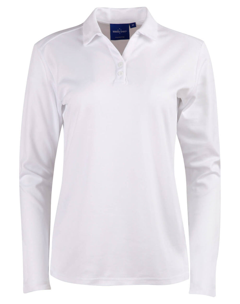 Winning Spirit  Victory Plus Truedry® Long Sleeve Polo (PS36B)