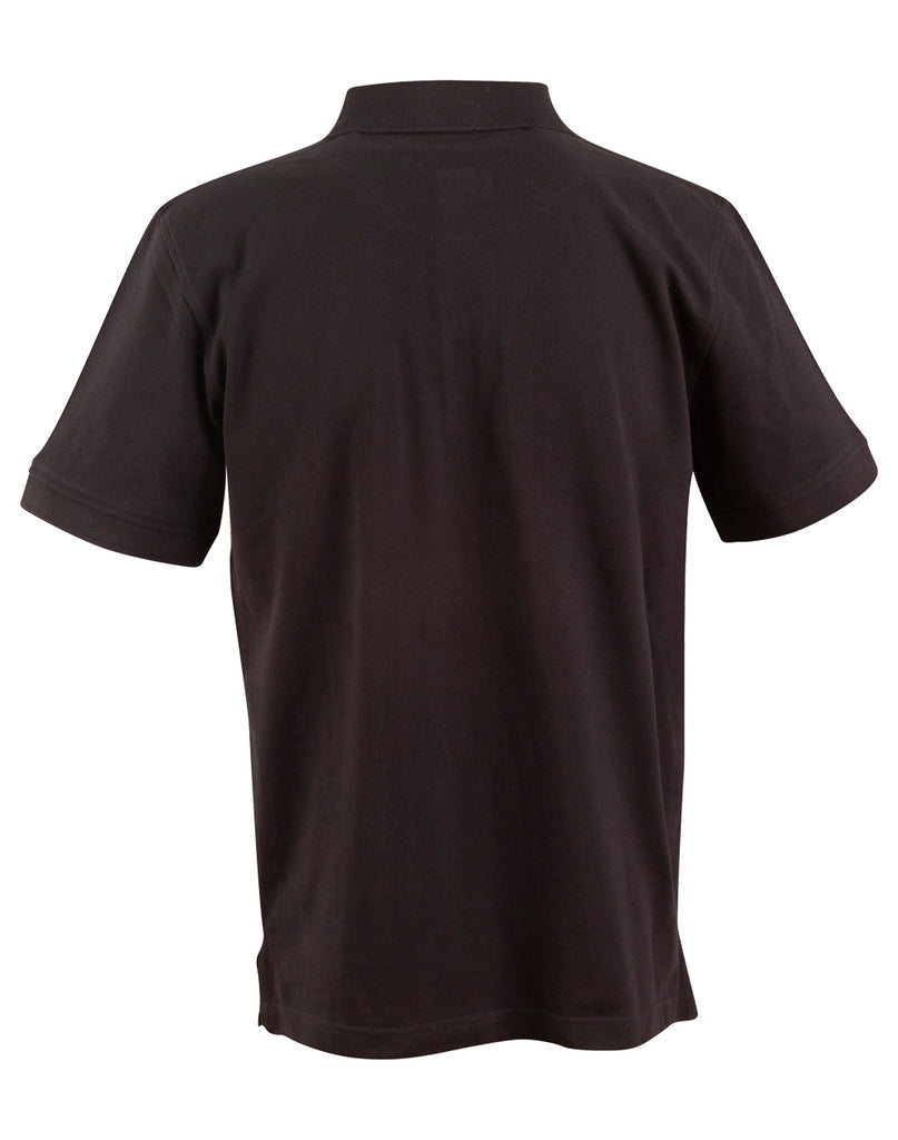 Winning Spirit Men's Short Sleeve 100% Cotton Pique Polo (PS39)