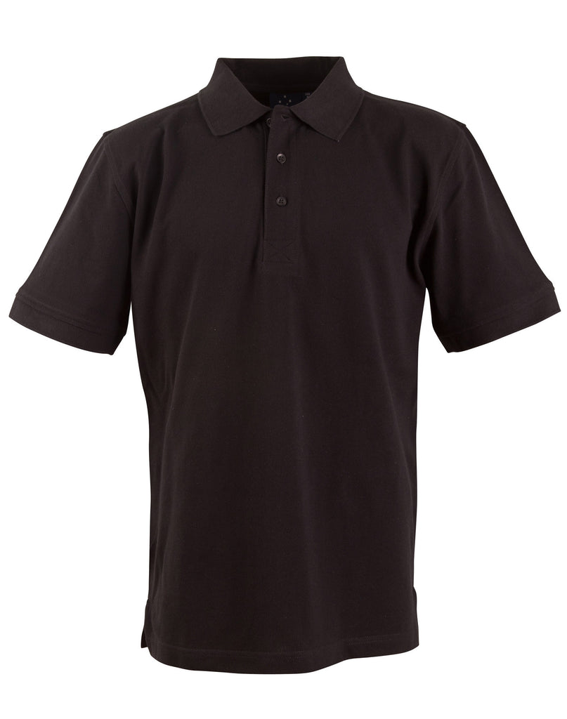 Winning Spirit Men's Short Sleeve 100% Cotton Pique Polo (PS39)