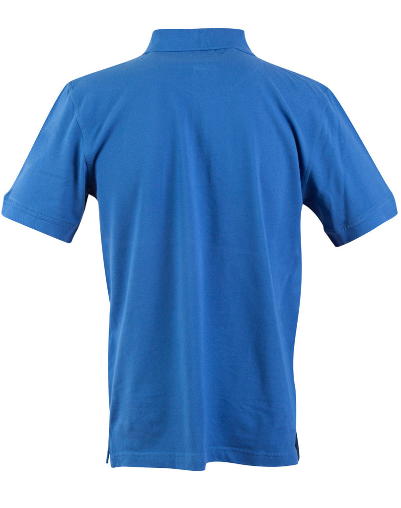 Winning Spirit Men's Short Sleeve 100% Cotton Pique Polo (PS39)